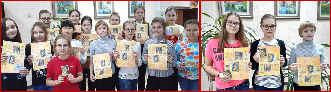 Учащиеся ДШИ № 6 Оренбурга с календарями