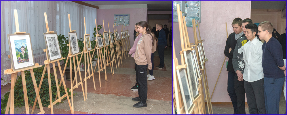 Лермонтовская выставка в школе села Лермонтово